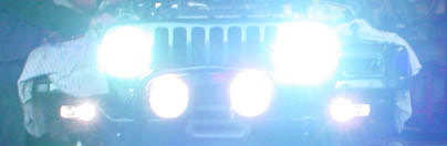 Jeep Wrangler HID lights